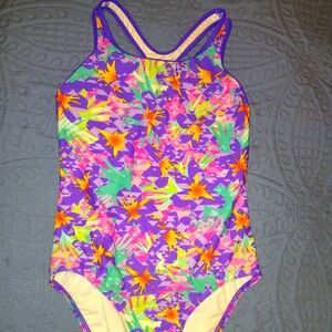 Girls SPEEDO Racerback Swim Suit - Size 14